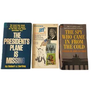 Lot Of 3 Presidential Paperback Books Young Ike The Presidents Plane Is Missing